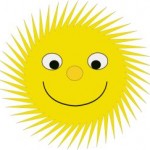 Happy sun summer personalities