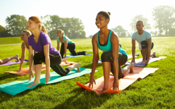 yoga outside class